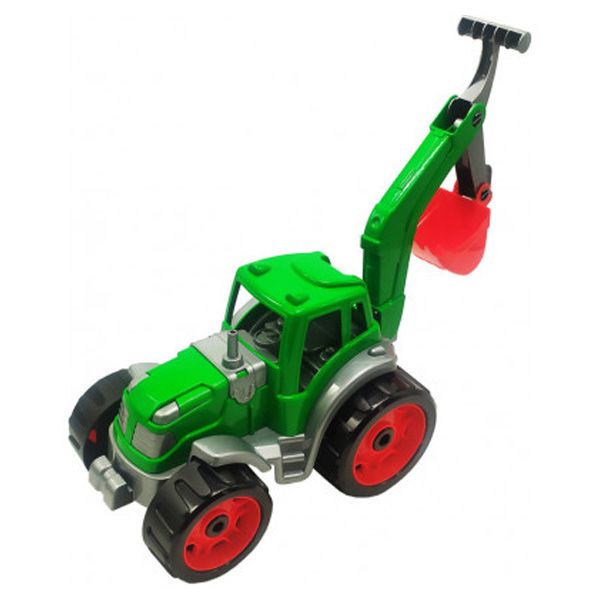 Трактор с ковшом ТехноК (зелений)
