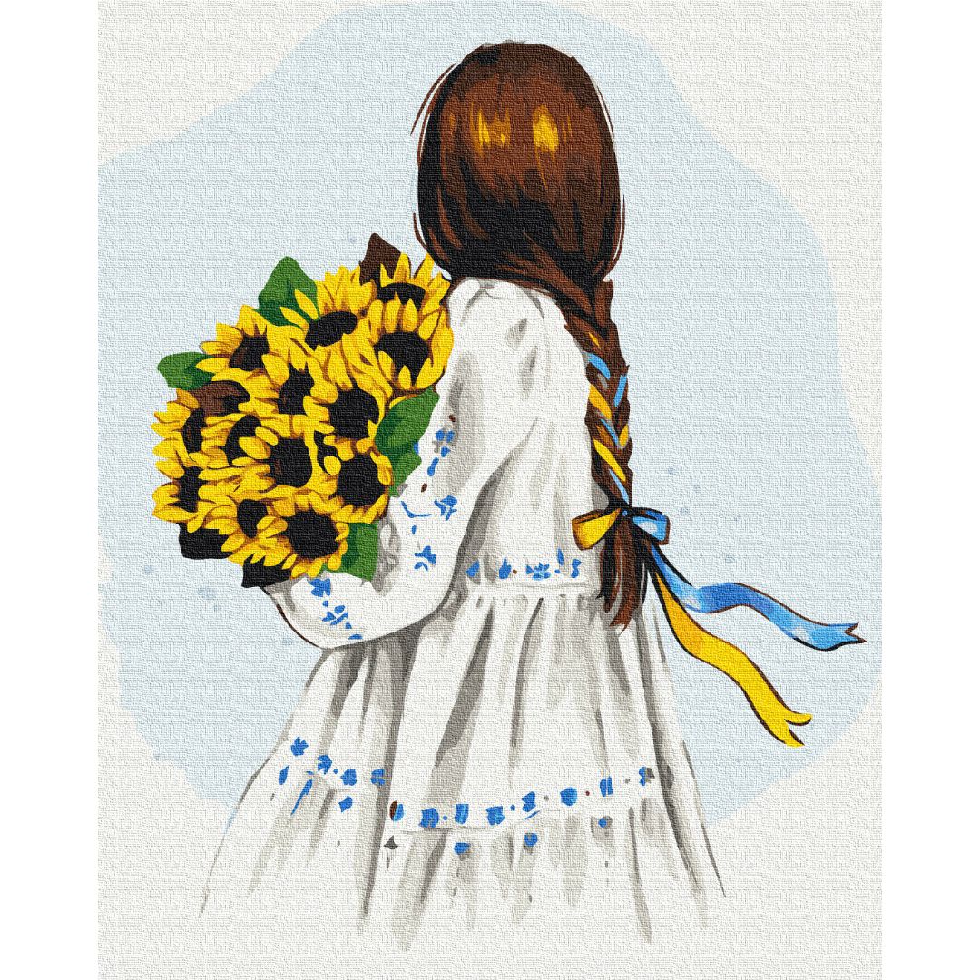 Картина за номерами "Квіти України ©Alla Berezovska"★★★