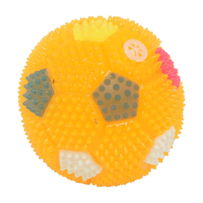 М'ячик із шипами "Футбольний", помаранчевий