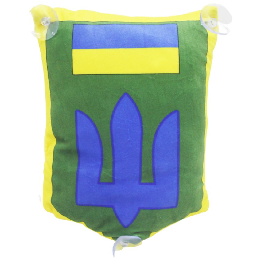 Подушка с принтом №4 "Герб Украины"