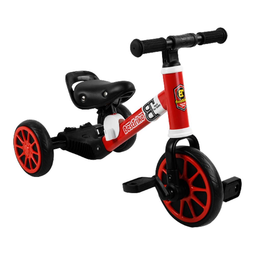 Велосипед-велобег 3-х колесный "Best Trike" красный Велосипед-велобег 3-х колесный "Best Trike" красный