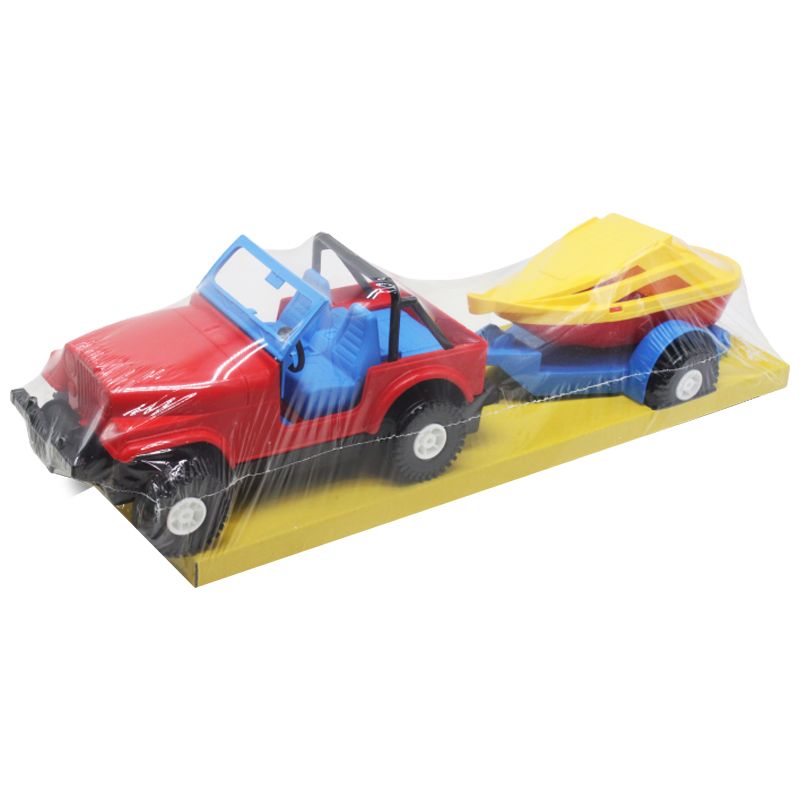 Машинка "Джип із катером"  фото 1