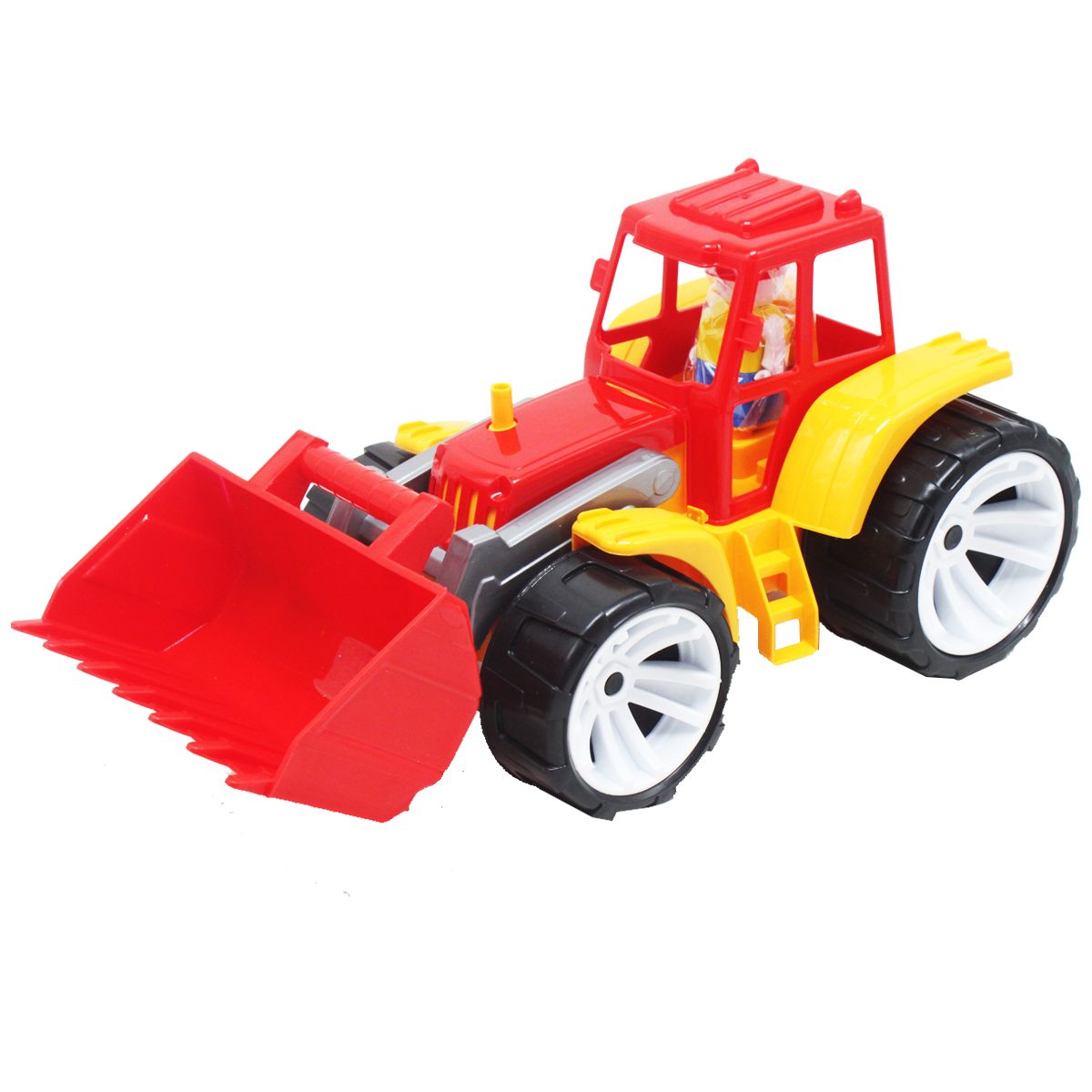Пластиковая игрушка "Трактор", красный