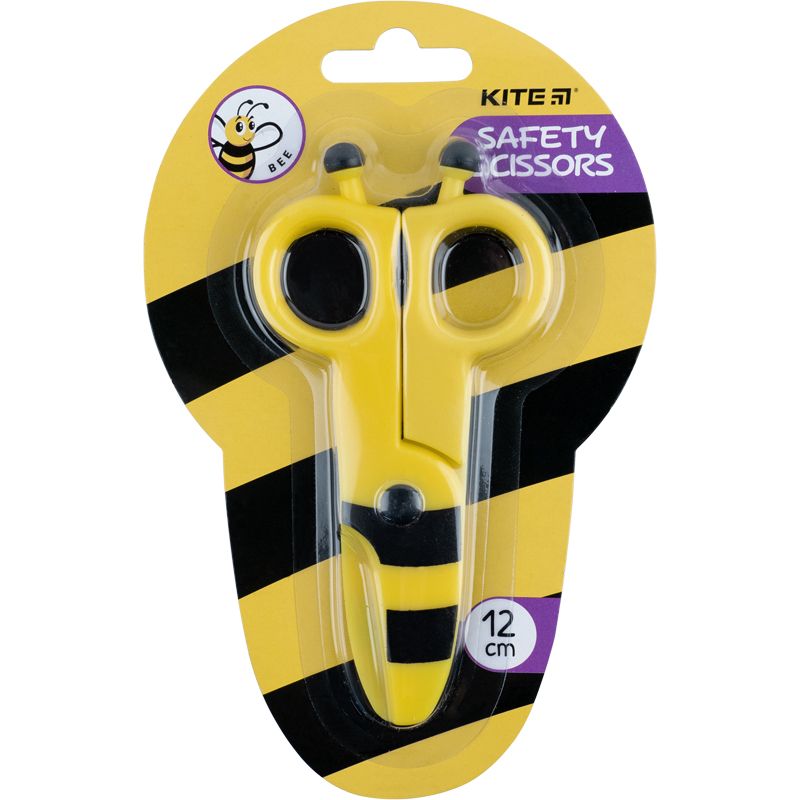 Пластиковые безопасные ножницы "Пчелка"