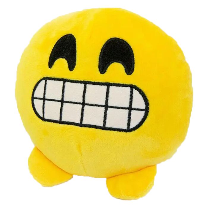 Мягкая игрушка "Смайлик Emoji Зубастик"