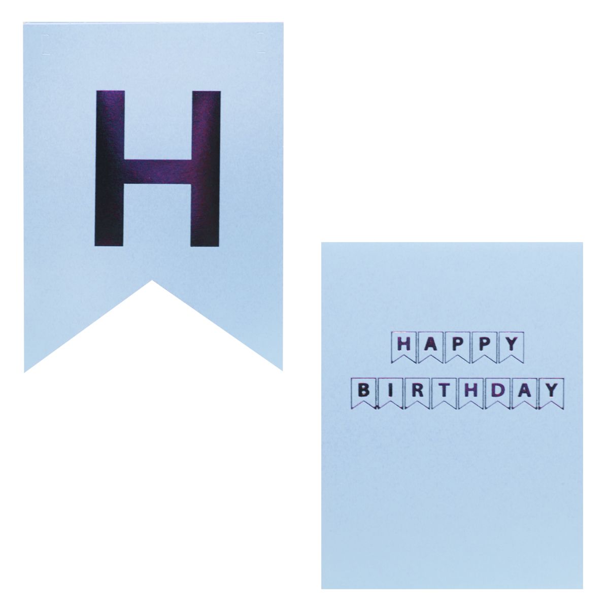 Гирлянда "Happy Birthday", голубая Гирлянда "Happy Birthday", голубая
