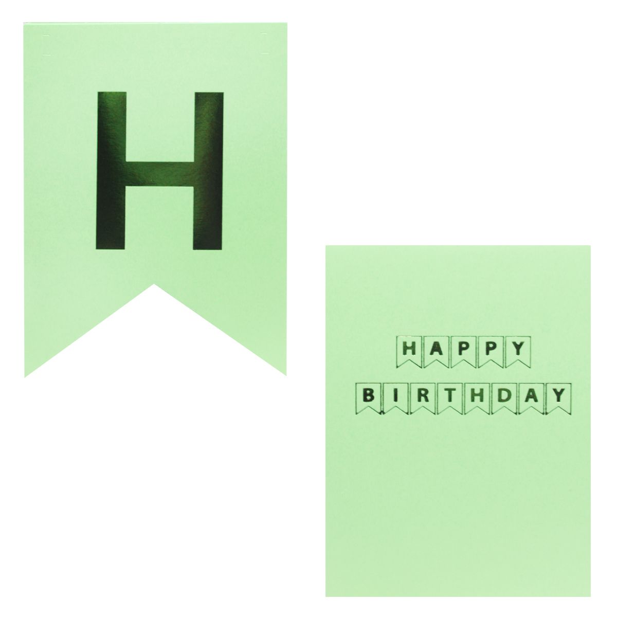Гирлянда "Happy Birthday", мятная  фото 1