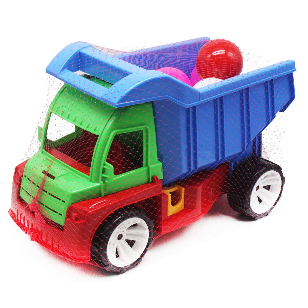 Алексбамс грузовик шар малый (зеленый+синий)