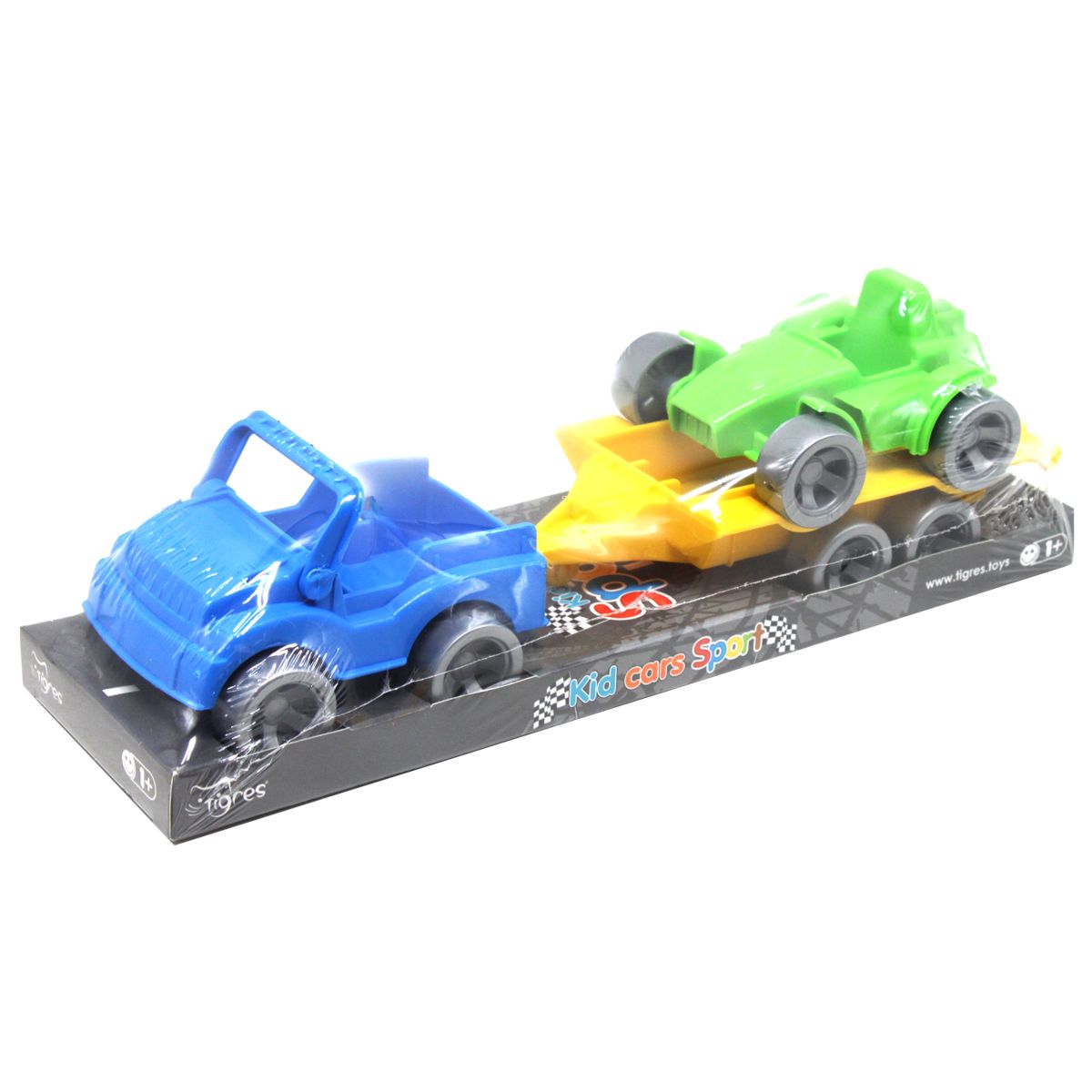 Набір авто "Kid cars Sport" (джип синій + баггі зелений)