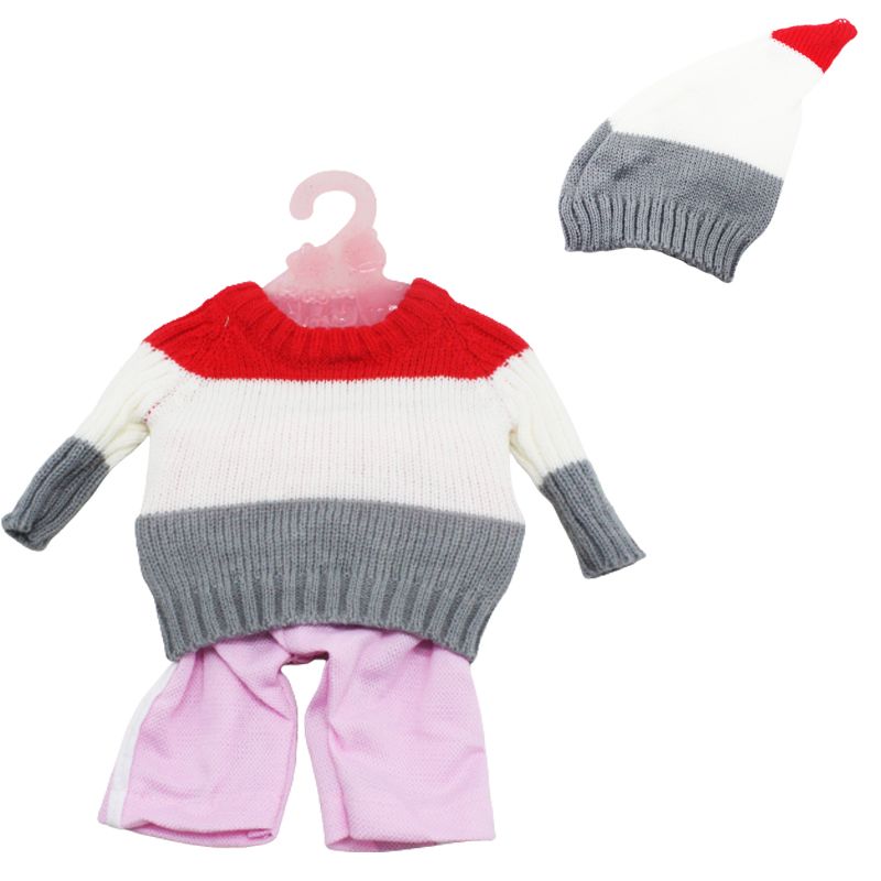Одежда для пупса "Warm Baby: полоска"