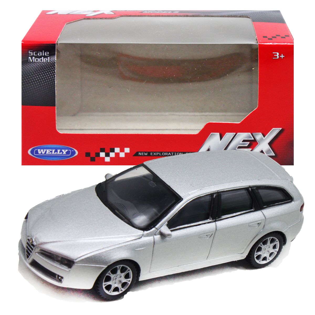 Машина металл 1:43 ALFA ROMEO 159 SPORTWAGON серая фото 1 Машина металл 1:43 ALFA ROMEO 159 SPORTWAGON серая фото 1