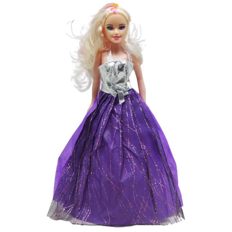 Лялька в бальній сукні, фіолетовий