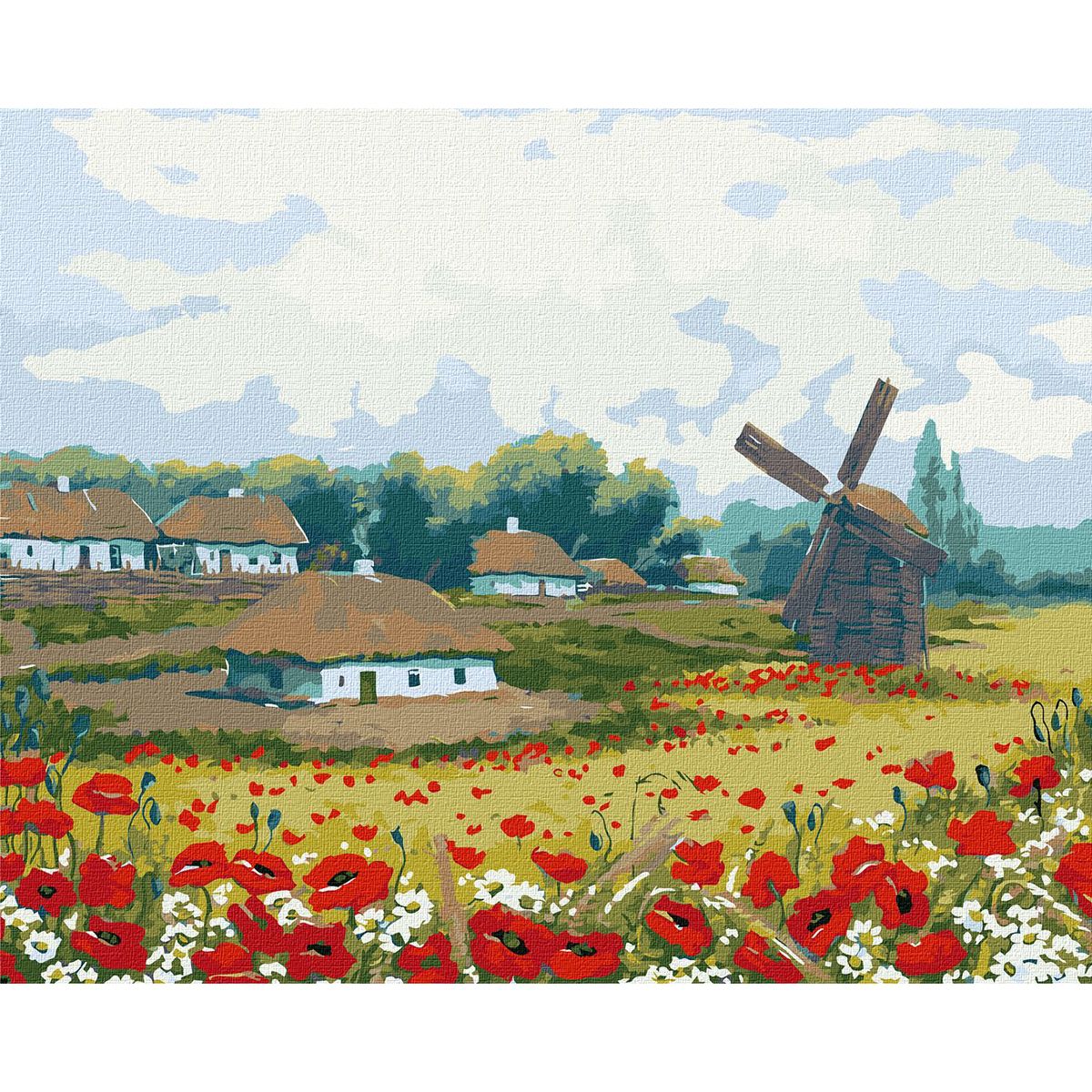 Не поли хату. Украинский пейзаж. Украинские мотивы в живописи. Украинский сельский пейзаж.