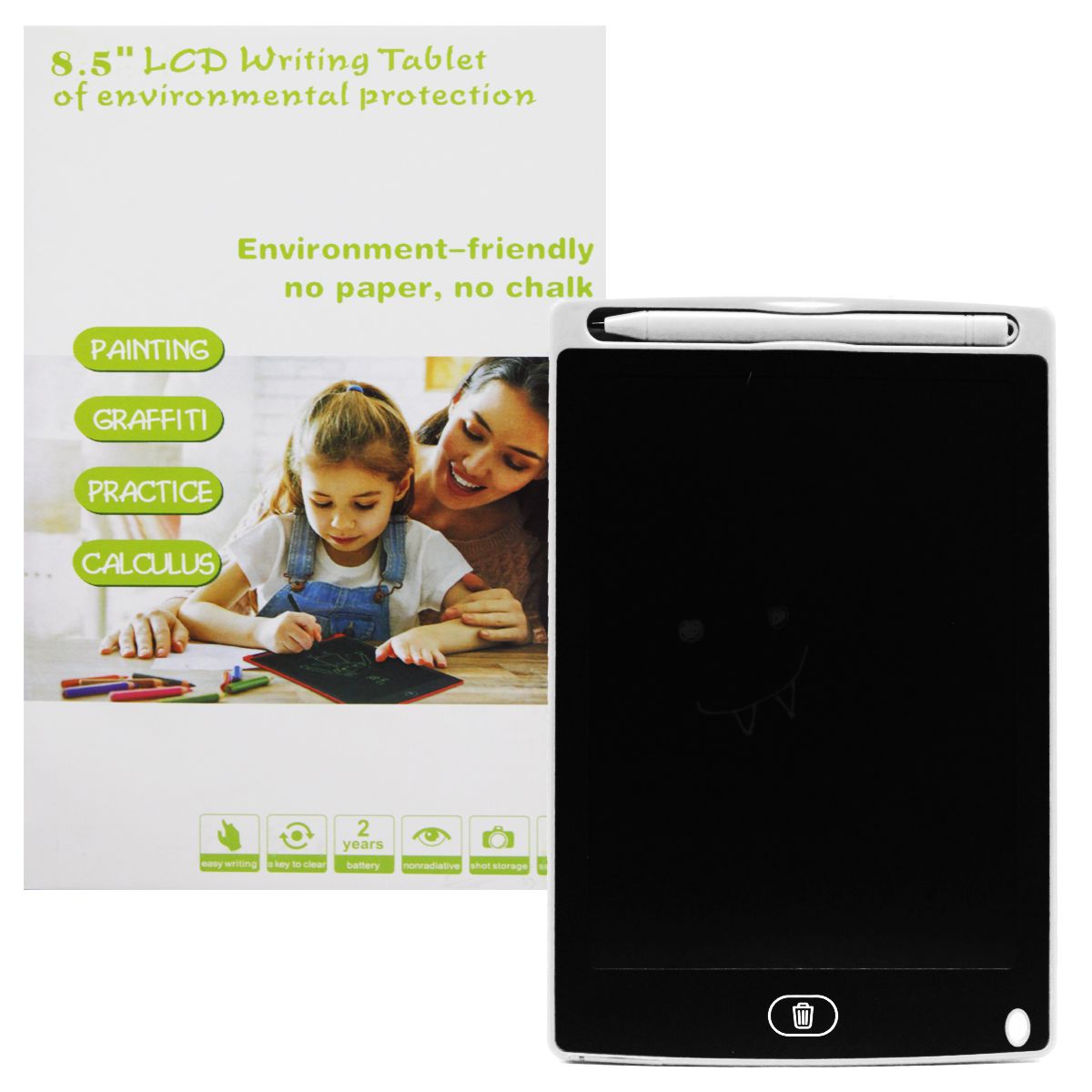 Планшет для малювання "LCD Writing Tablet", білий Планшет для малювання "LCD Writing Tablet", білий