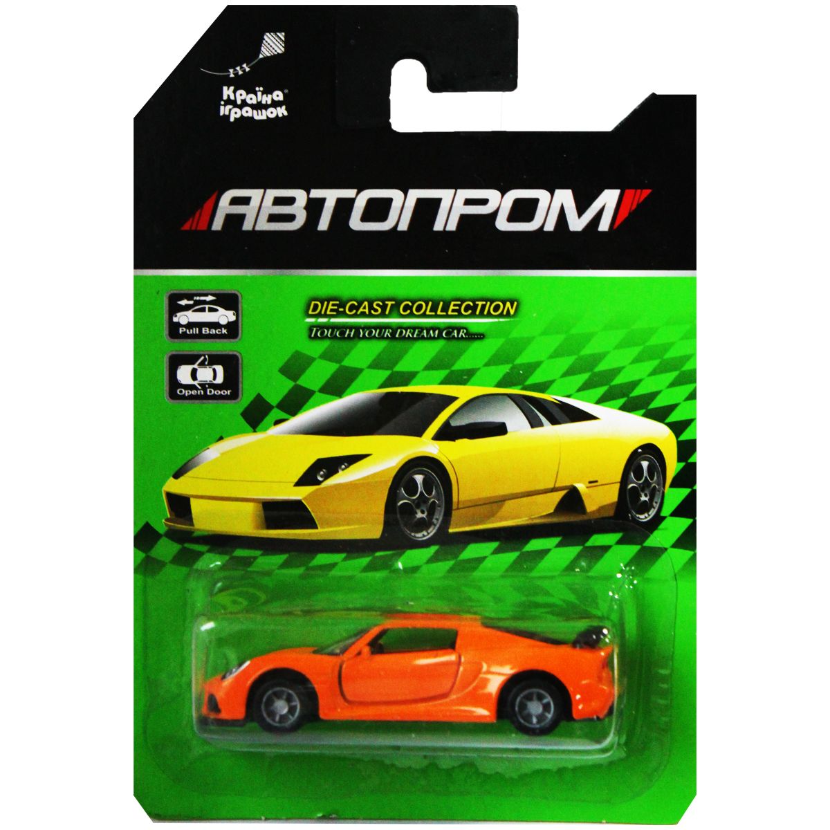 Машина металева Lotus помаранчева Машина металева Lotus помаранчева