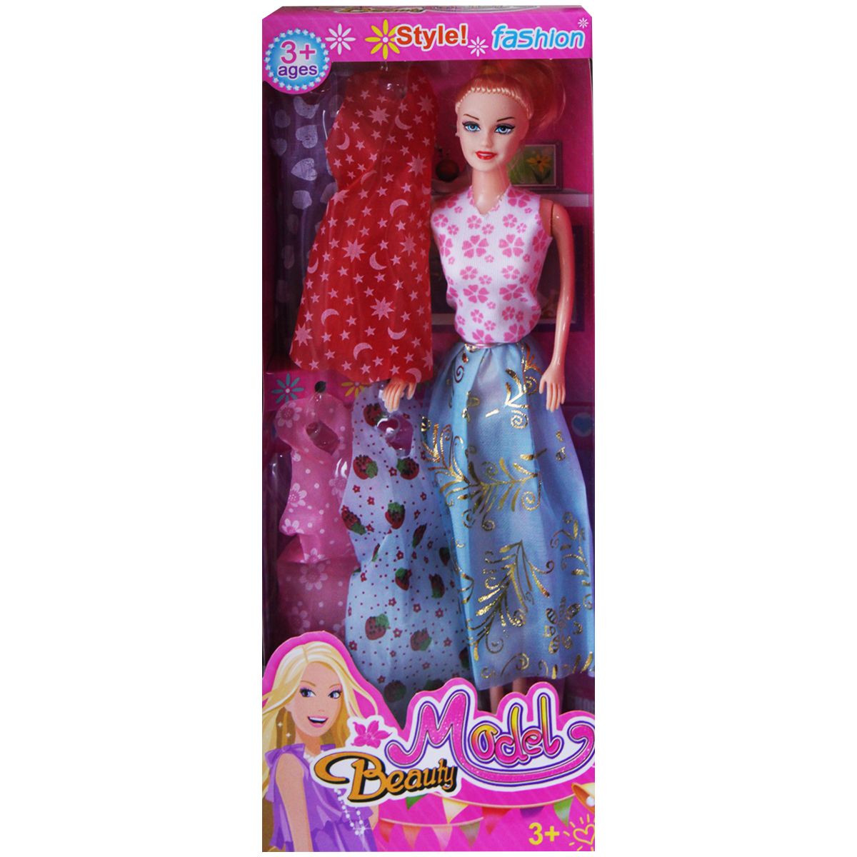 Лялька з нарядами "Model" (вид 2)