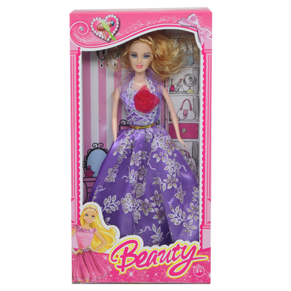 Кукла "Beauty" в сиреневом (вид 1) Кукла "Beauty" в сиреневом (вид 1)