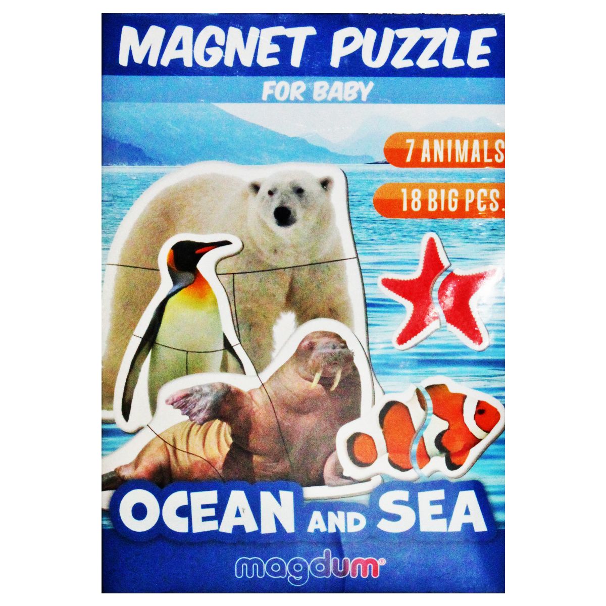 Набір магнітів "Океан та море", 18 елементів