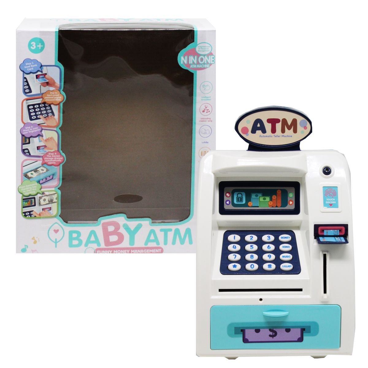 Сейф-терминал "Baby ATM", голубой Сейф-терминал "Baby ATM", голубой
