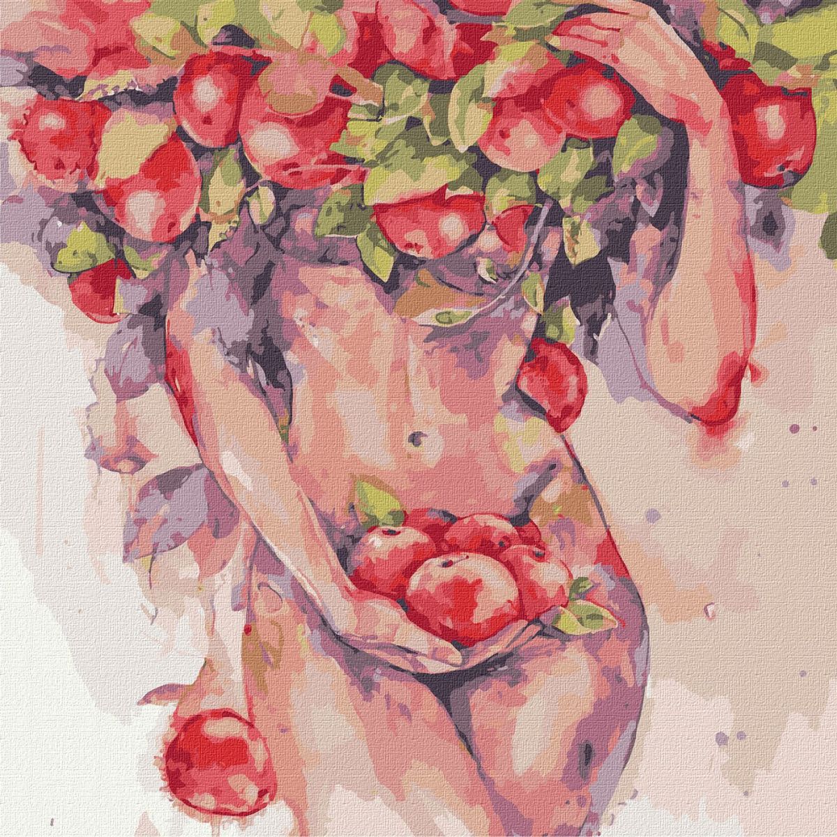 Картина по номерам "Яблочный соблазн" ★★★★★
