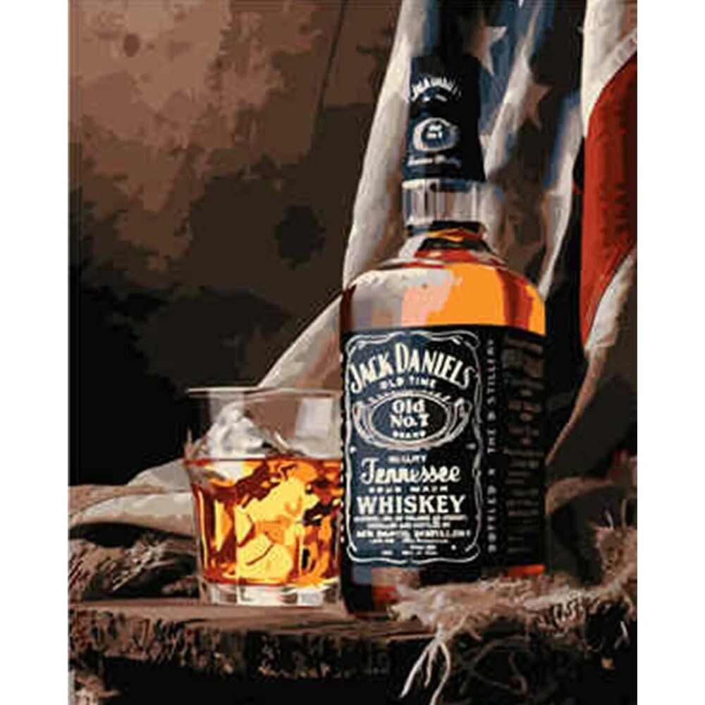 Картина по номерам "Jack Daniels" ★★★★★ Картина по номерам "Jack Daniels" ★★★★★
