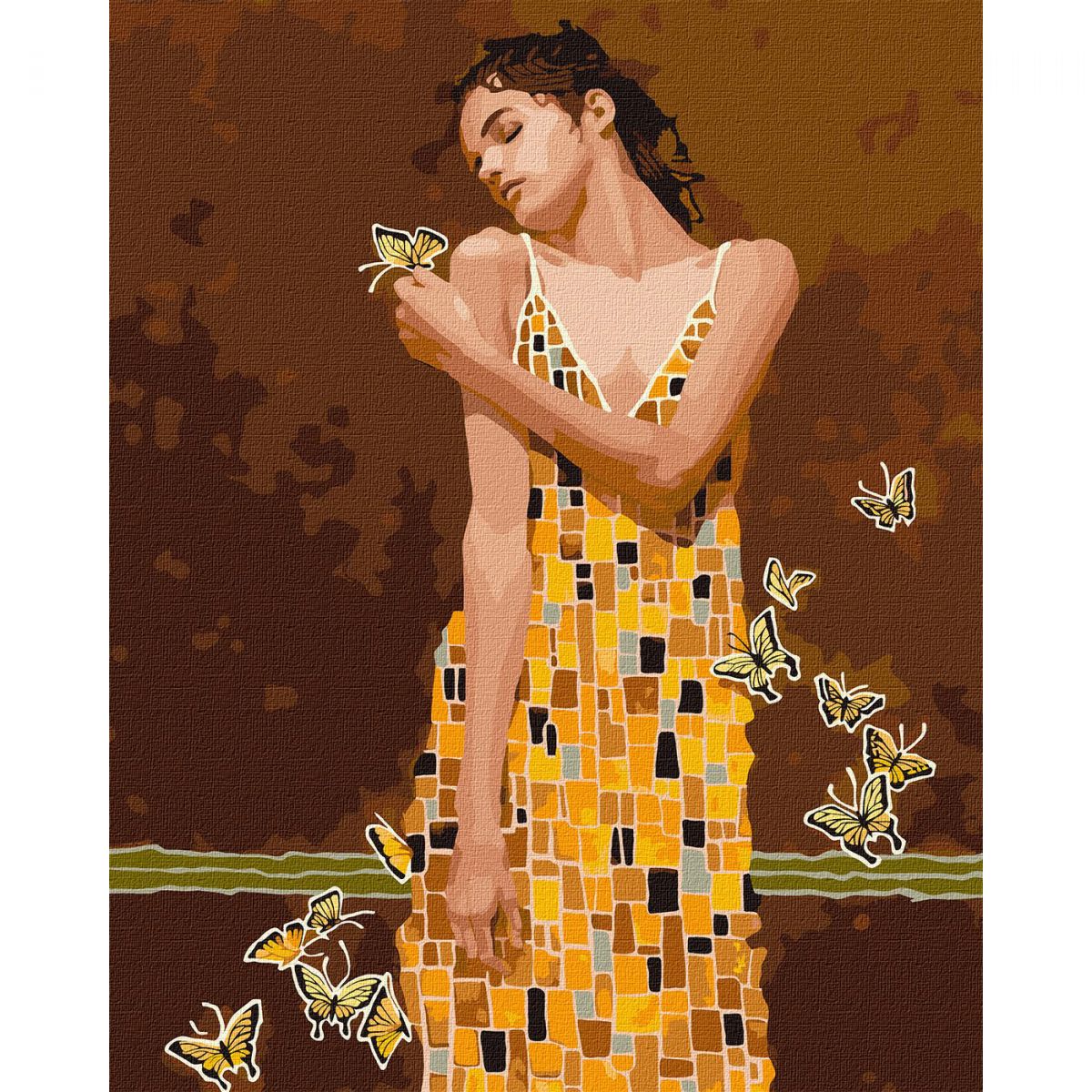 Картина за номерами "В обіймах метеликів" ★★★