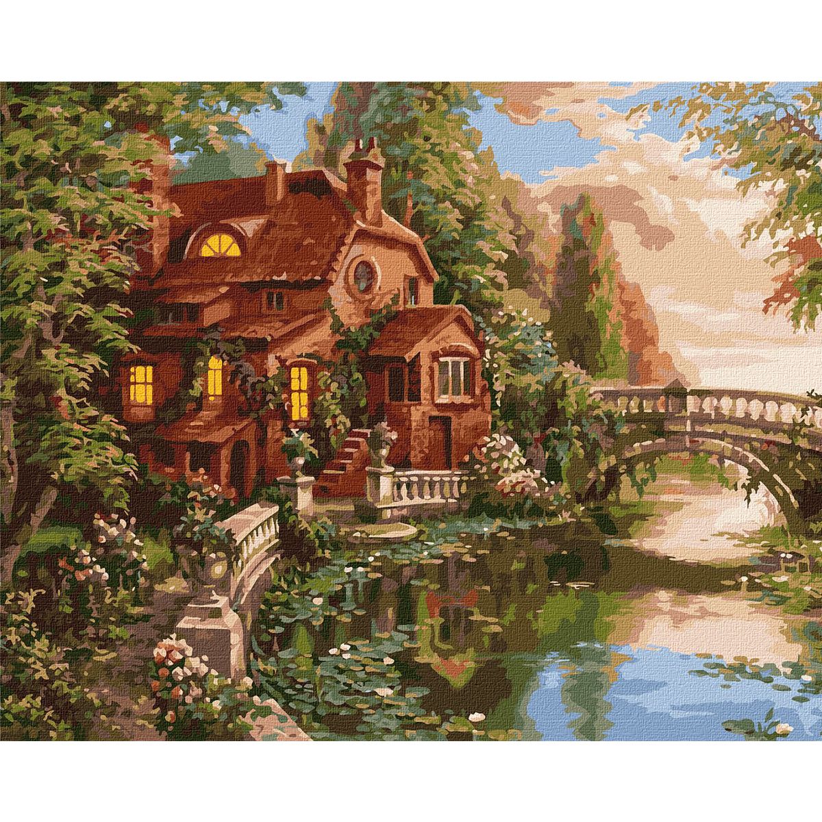 Картина за номерами "Будинок-мрія" ★★★★★  фото 1