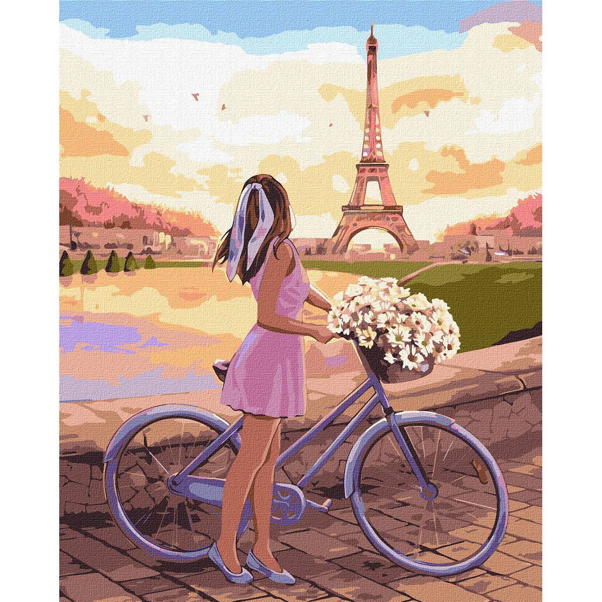 Картина по номерам "Романтика в Париже" ★★★★★