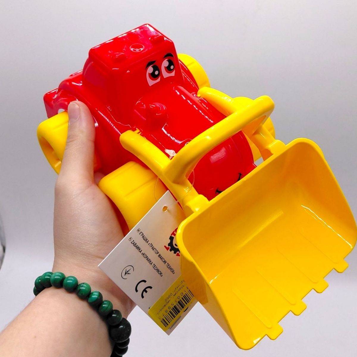 Трактор "Максик", червоний  фото 2