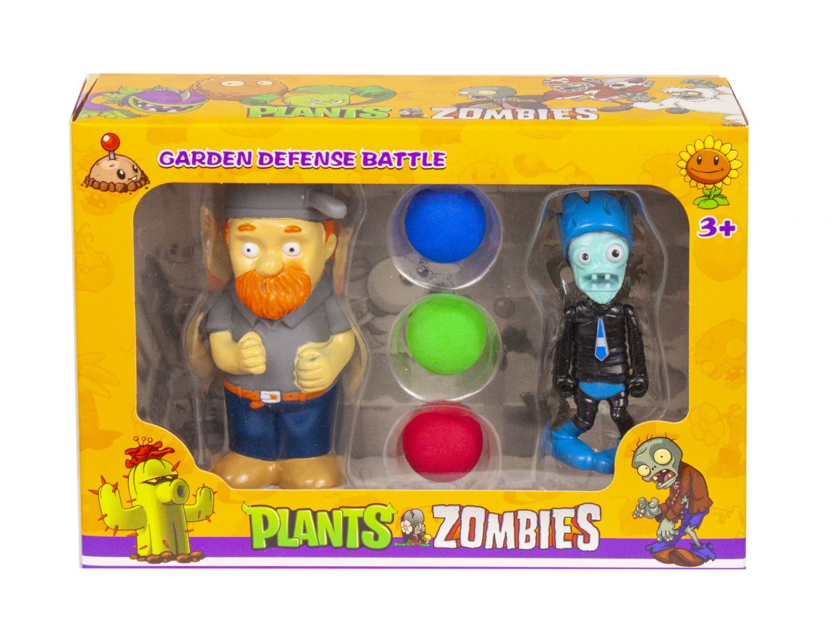 Набор "Plants vs Zombies: Безумный Дейв и зомби мумия"