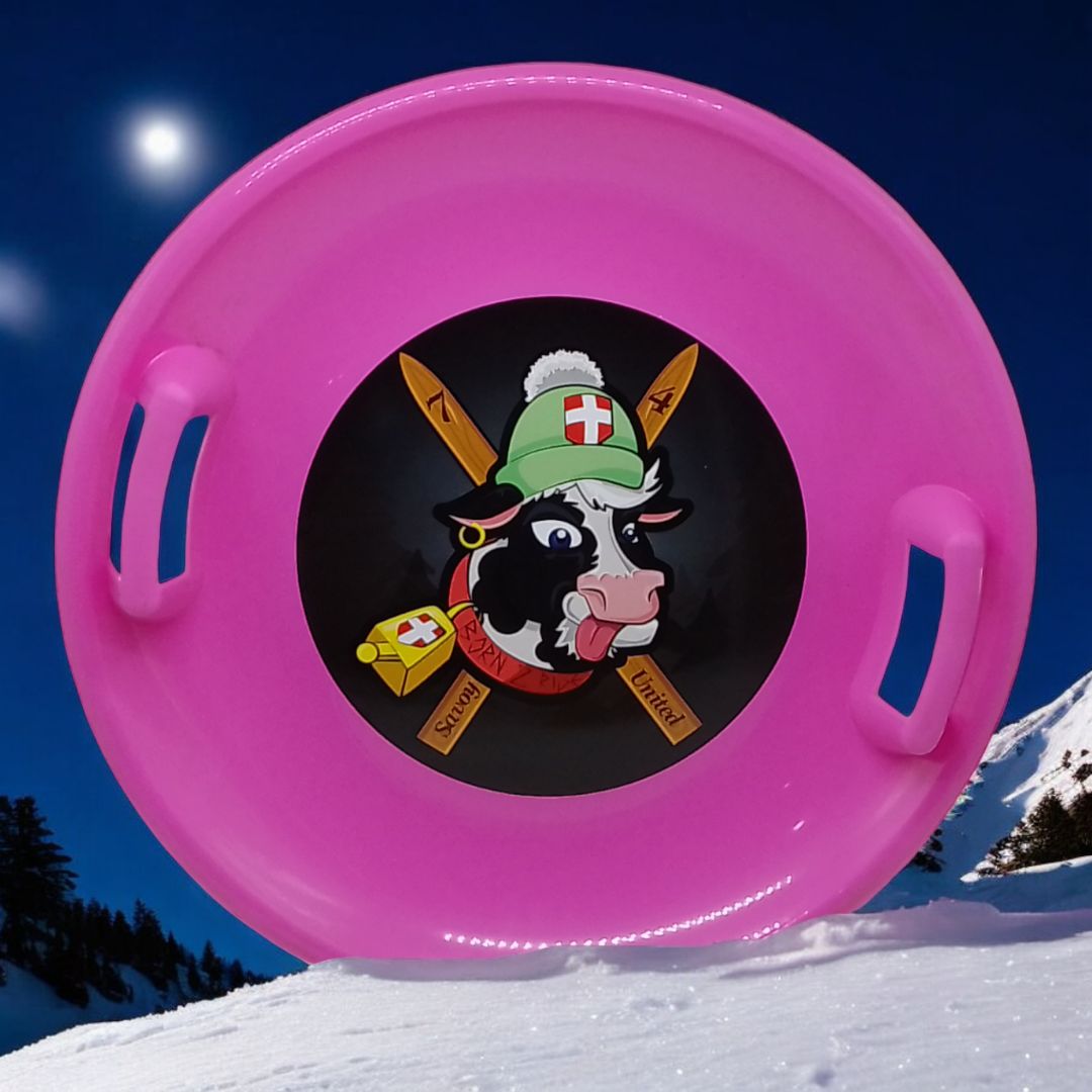 Санки-льодянки SNOW PLATE (рожеві) 60 см