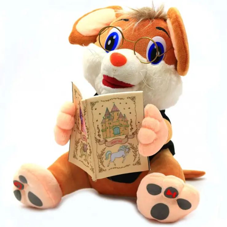Інтерактивна іграшка "Мишеня-казкар", коричневий (укр)