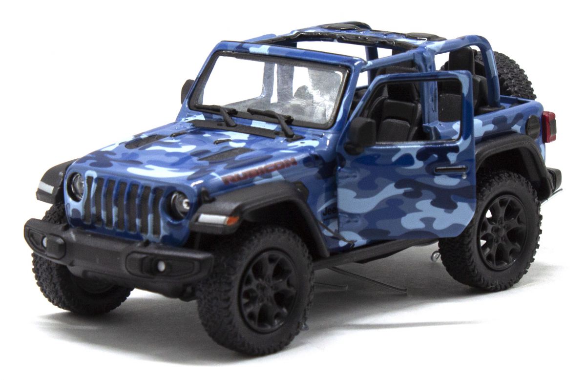 Машинка KINSMART "Jeep.  Wrangler camo edition" (синій)