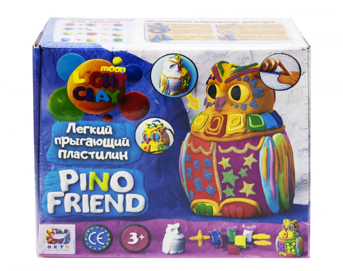 Набір для ліплення "Pino Friend: Сова пуфф"