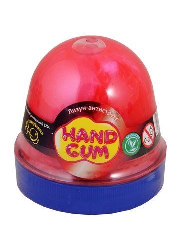 Лизун-антистрес "Hand gum" 120 г червоний