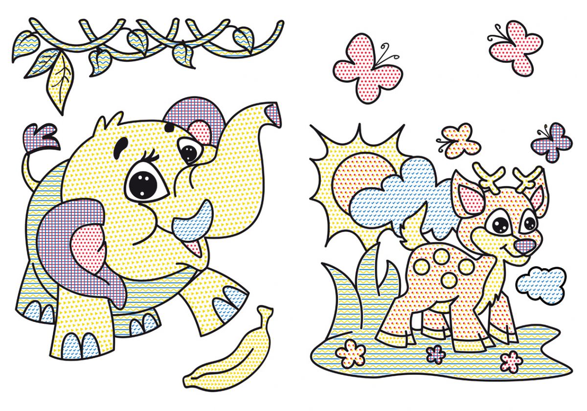 Великі водні розмальовки "Малюки тварин" (укр)
