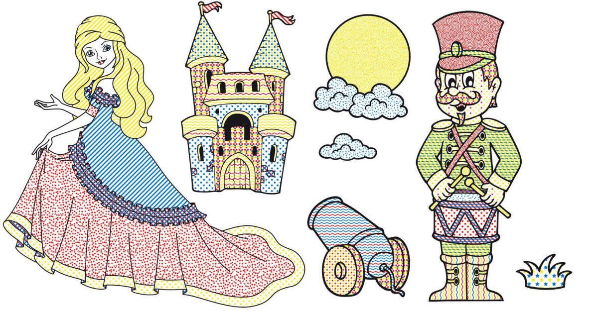 Водні розмальовки "Замок принцеси" (укр)