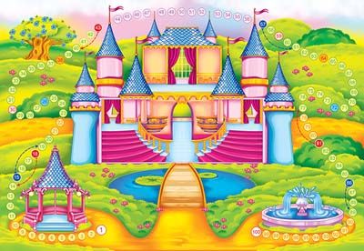 Книга-гра з багаторазовими наклейками "У замку принцеси" (укр)