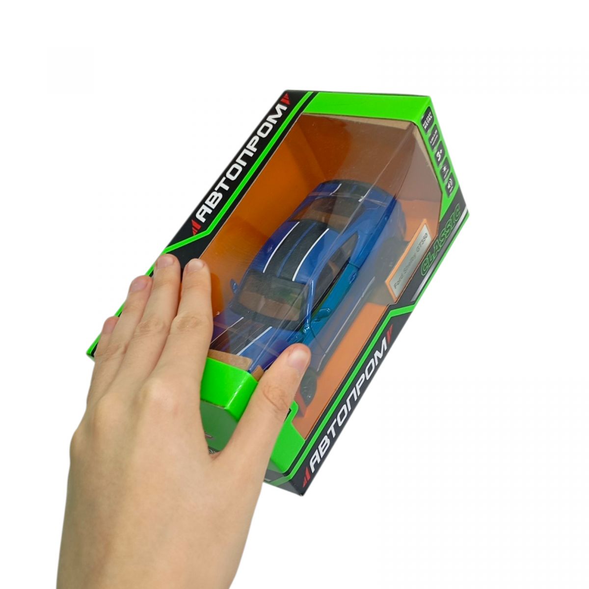 Машина метал.  1: 32 Ford Shelby GT350, світло, звук  фото 2