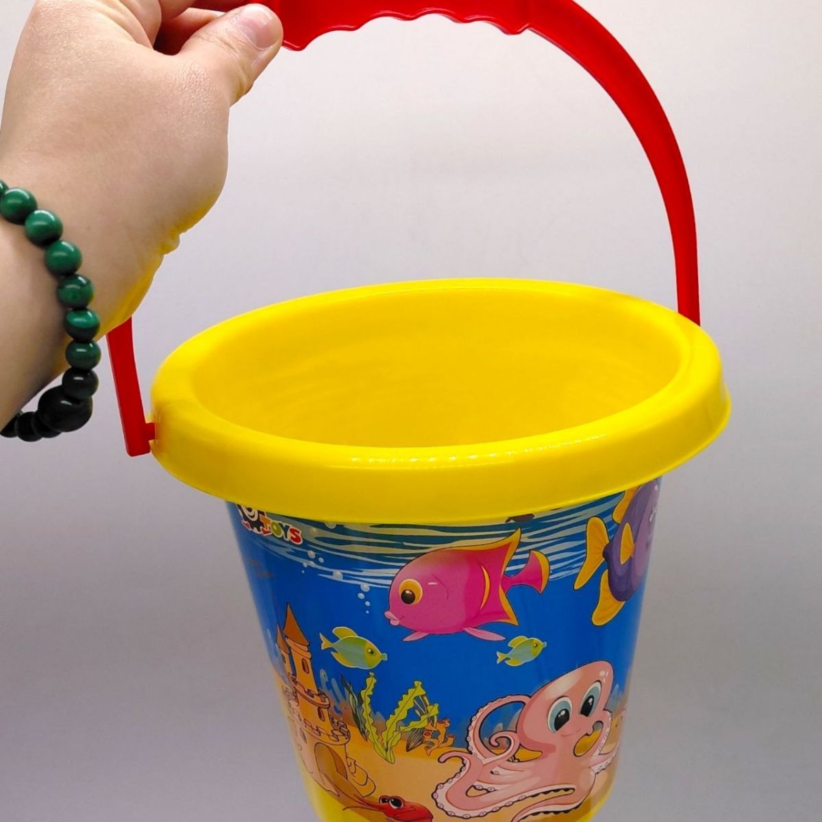 Ведро большое с песочным набором ТехноК  фото 2