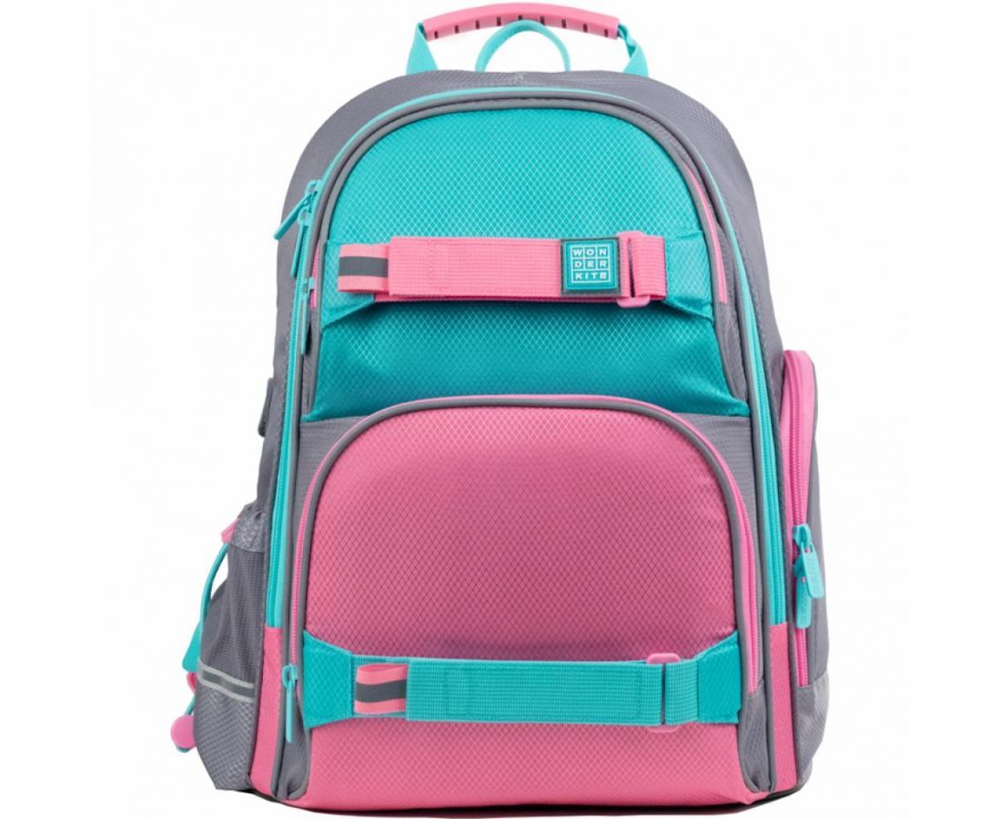 Набір рюкзак + пенал + сумка для взуття WK 702 рожево-блак.