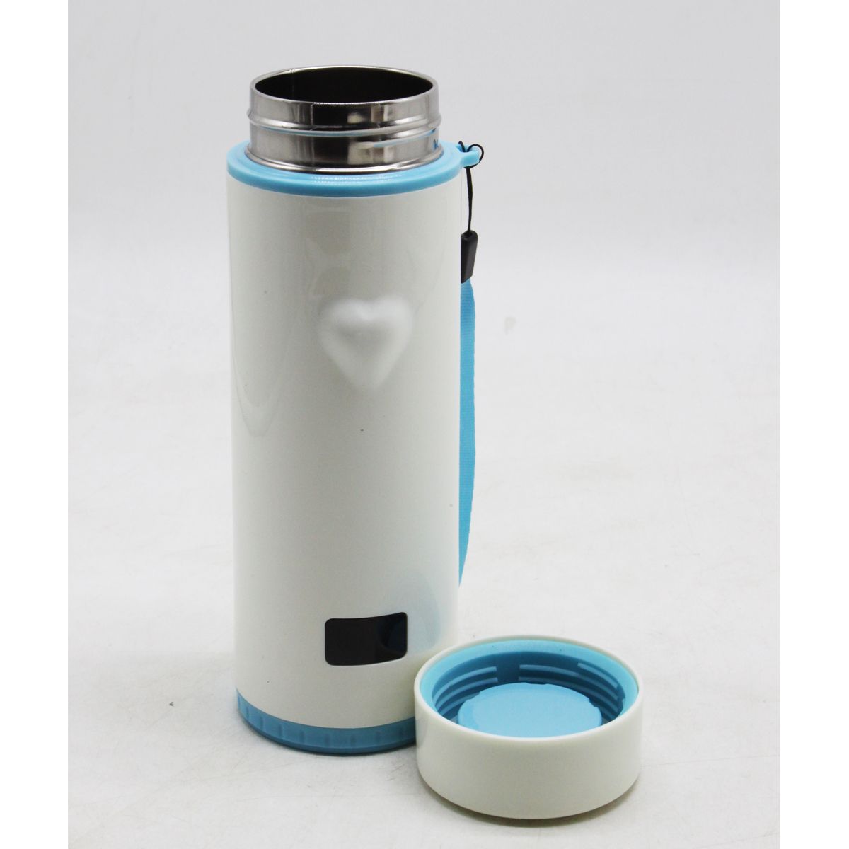 Термос "Heart Sensing Cup LED" 360 мл (голубой)