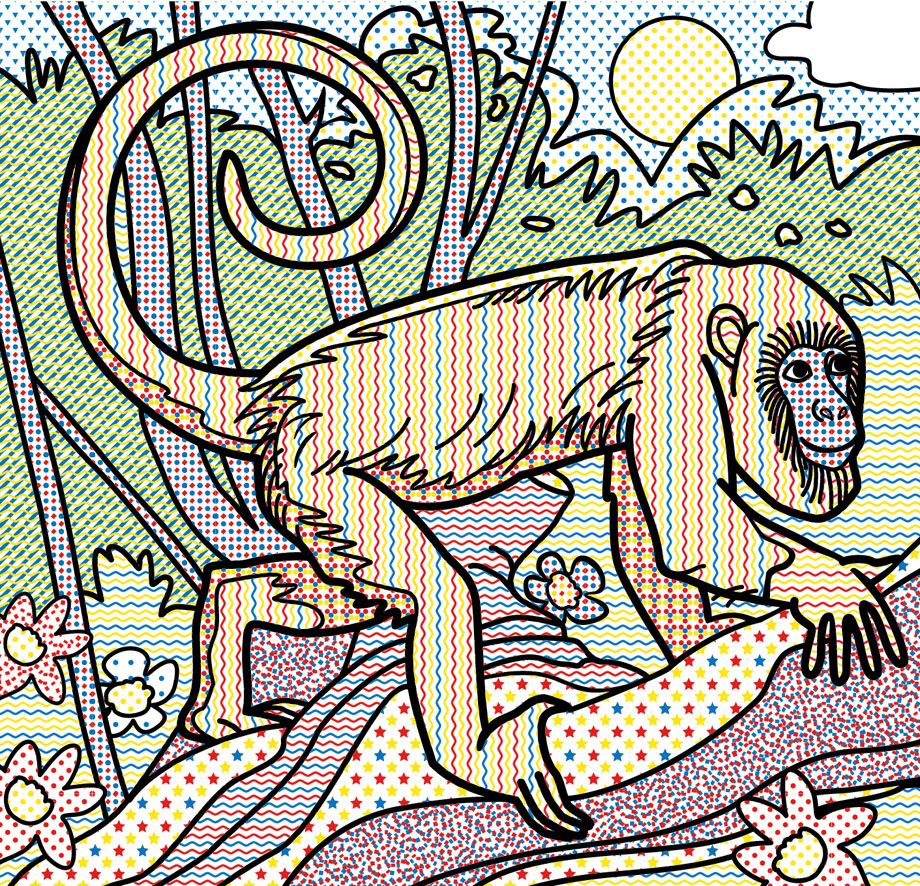 Водні розмальовки "Тварини Південної Америки" (укр)