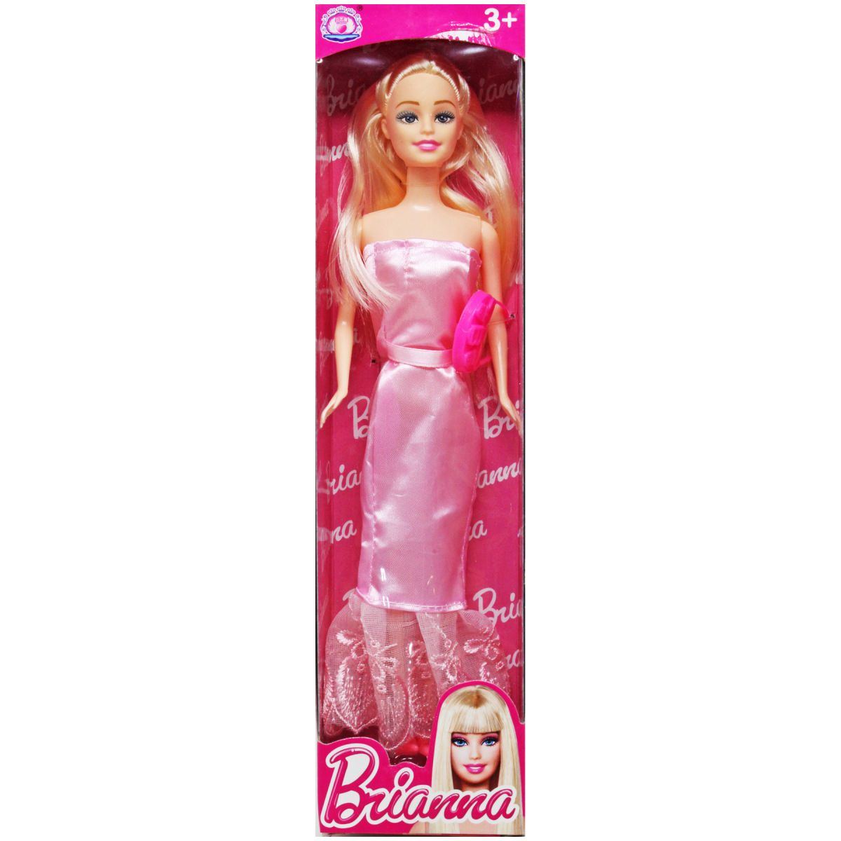 Лялька "Бріана" у рожевому