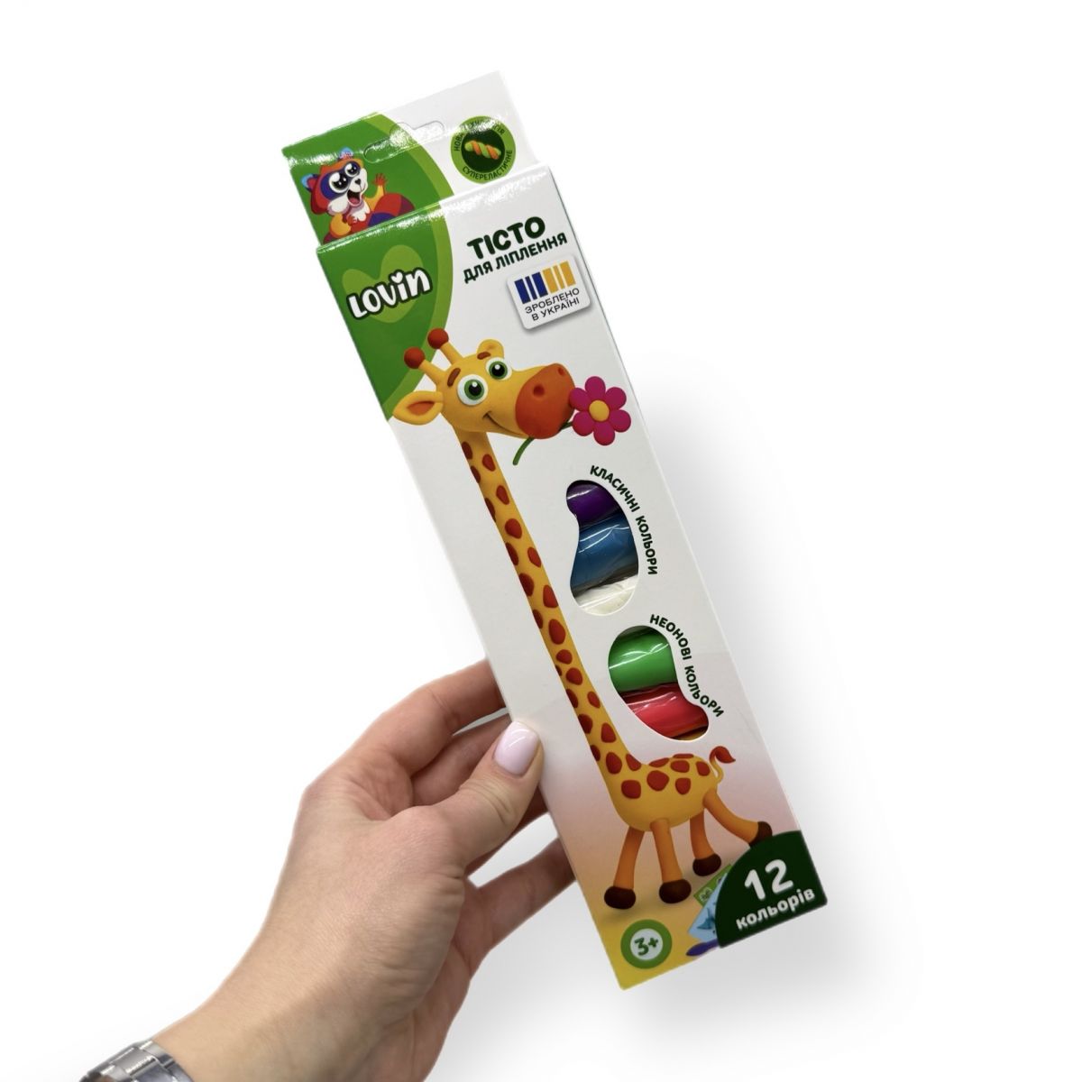 Тісто для ліплення "Neon Classic Dough", 12 кольорів  фото 2