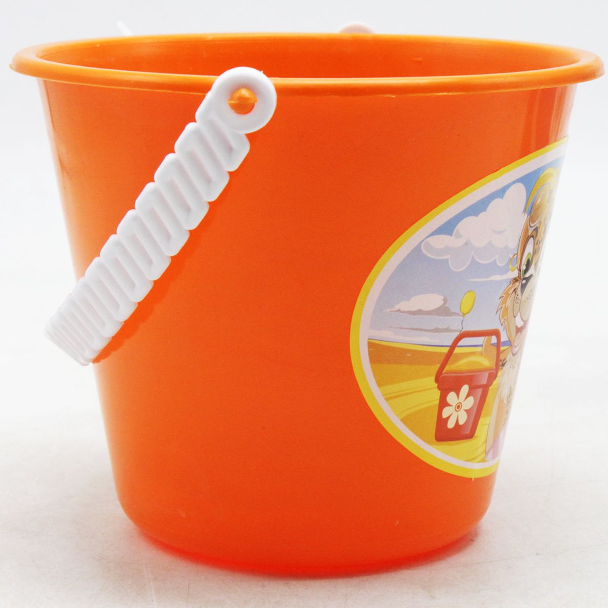 Відро дитяче "Пляжні розваги", помаранчеве  фото 2