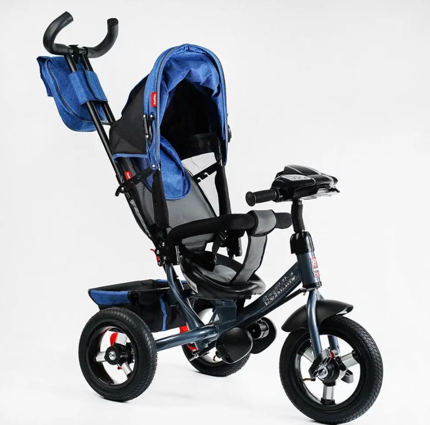 Велосипед 3-х кол. 3390 / 16-899 Best Trike (1) НАДУВНІ КОЛЕСА d=29см. переднє, d = 26см. задні, ФАРА З USB, пульт Велосипед 3-х кол. 3390 / 16-899 Best Trike (1) НАДУВНІ КОЛЕСА d=29см. переднє, d = 26см. задні, ФАРА З USB, пульт