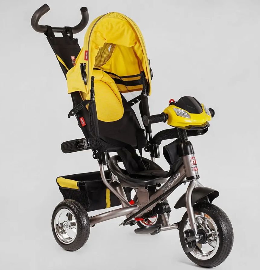 Велосипед 3-х колісний 6588 / 76-504 Best Trike (1) КОЛЕСО ПІНА, d=25см переднє, d=20см задні, фара музична USB, в коробці Велосипед 3-х колісний 6588 / 76-504 Best Trike (1) КОЛЕСО ПІНА, d=25см переднє, d=20см задні, фара музична USB, в коробці