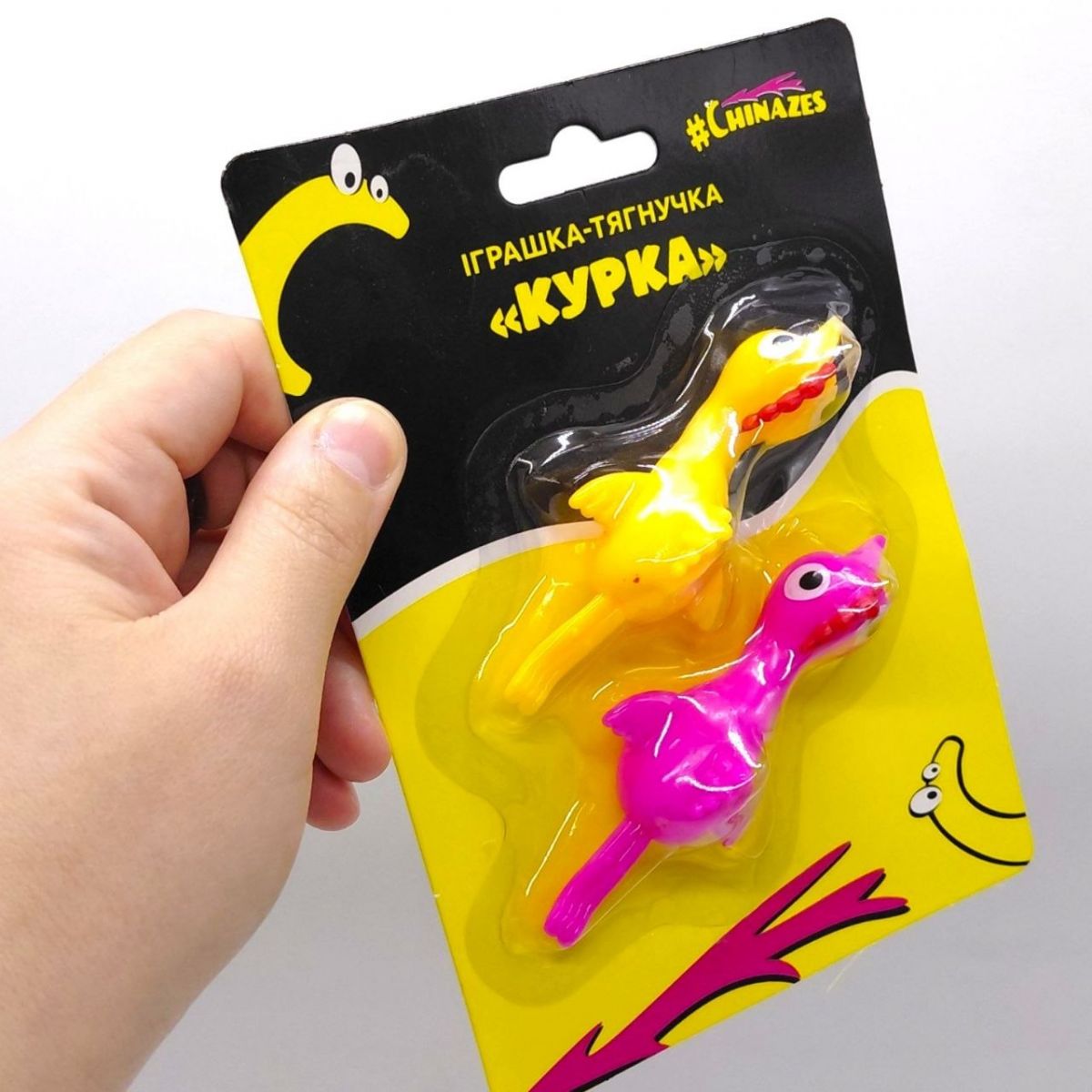 Игрушка-тянучка "Летающая курица", 2 шт.  фото 2