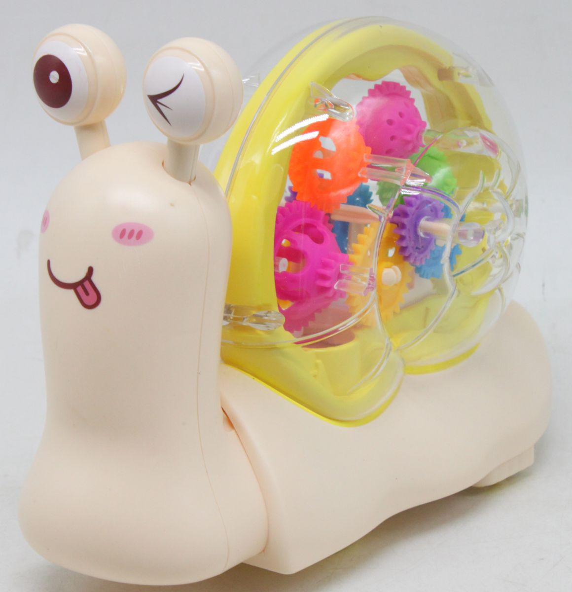 Музична іграшка "Равлик", кремовий  фото 2